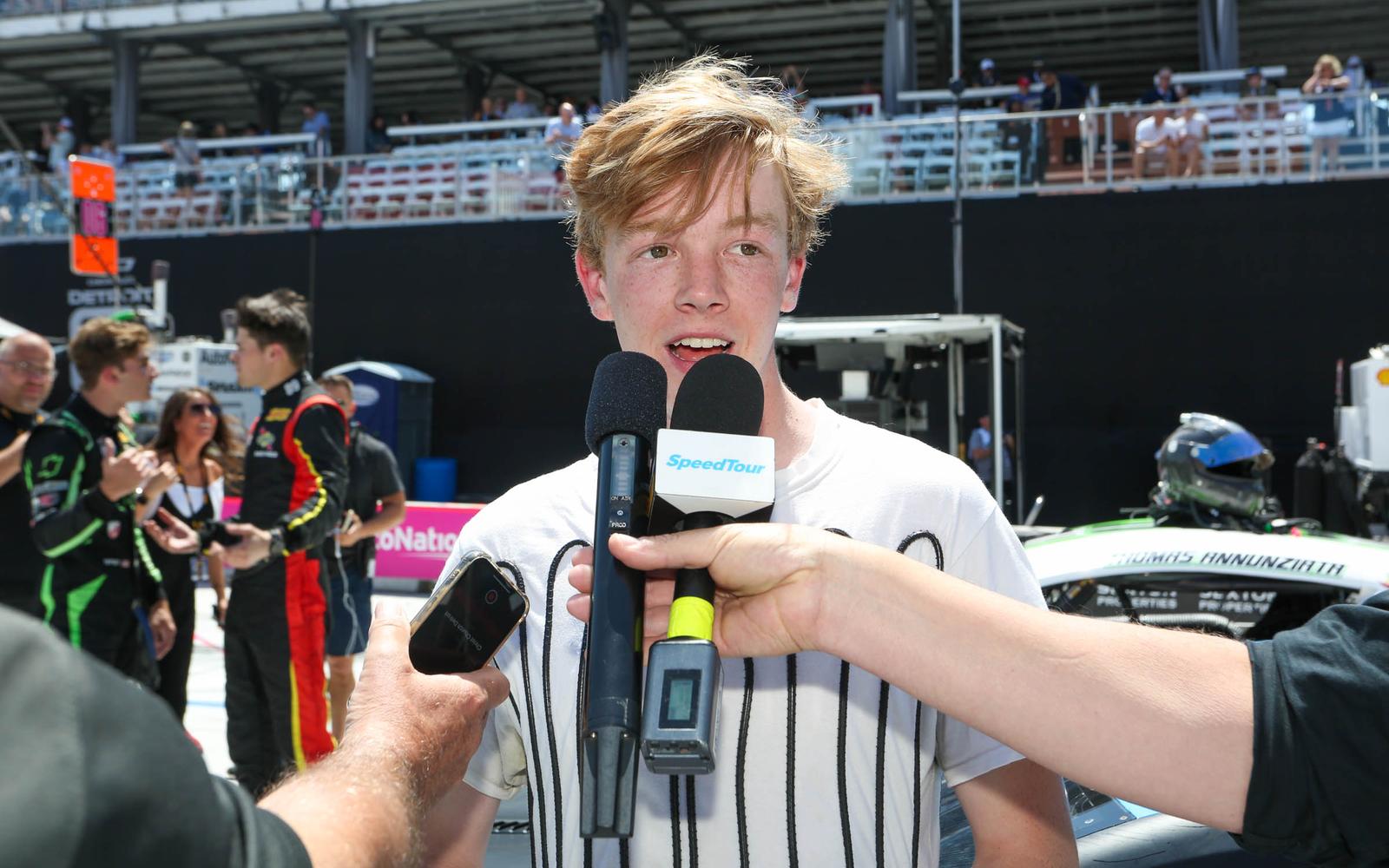 Connor Zilisch Goes from Last to First in Action-Filled 3-Dimensional Services Group Motor City Showdown